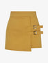 Short court style jupe à lanières - Jaune - 4