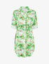 Robe imprimé fantaisie à manches retroussables - Vert d&