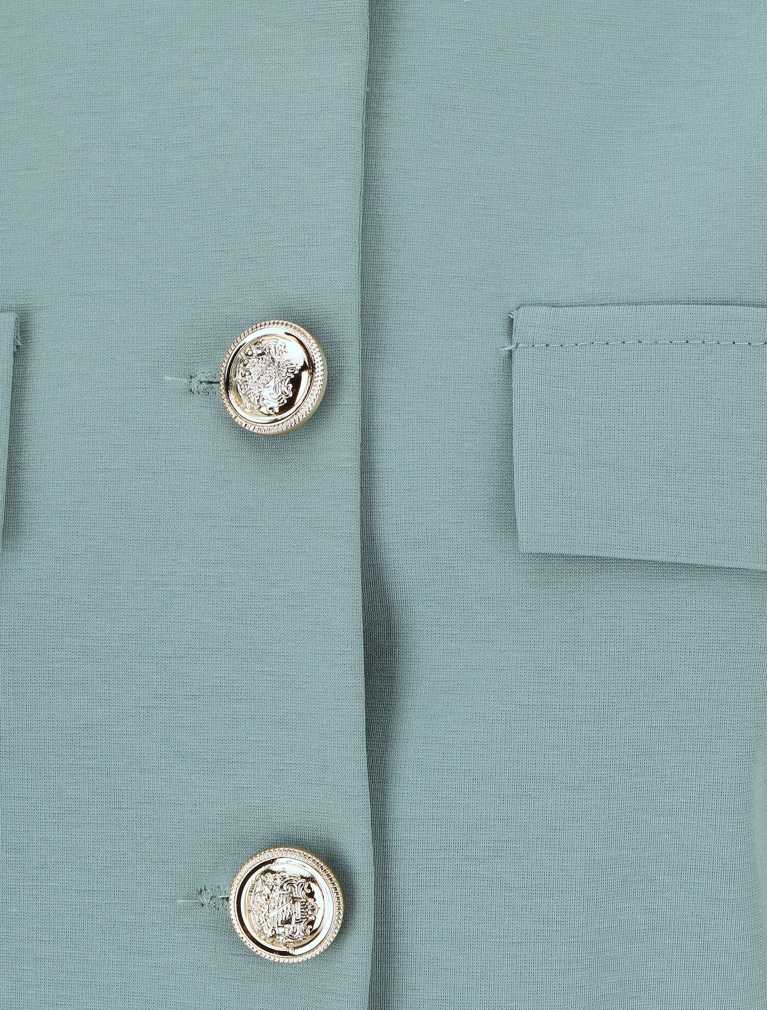 Veste courte boutonnée - Vert d&