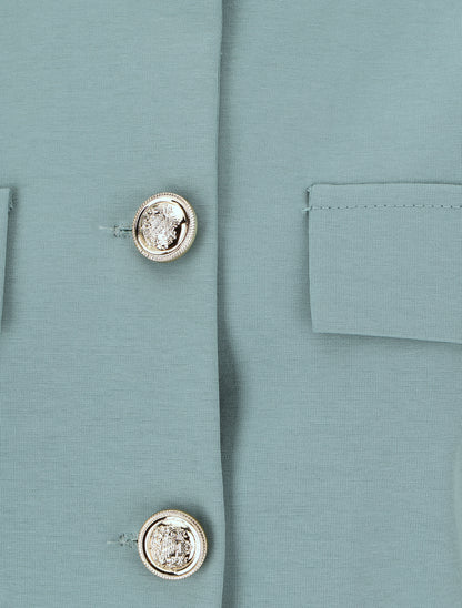 Veste courte boutonnée - Vert d&