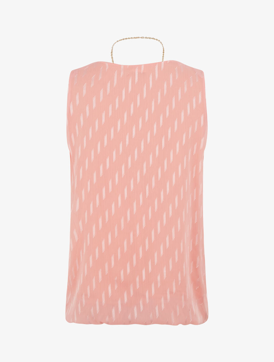 Top uni coupe boule - Corail - 2