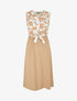 Robe sans manches à buste boutonné - Camel - 4