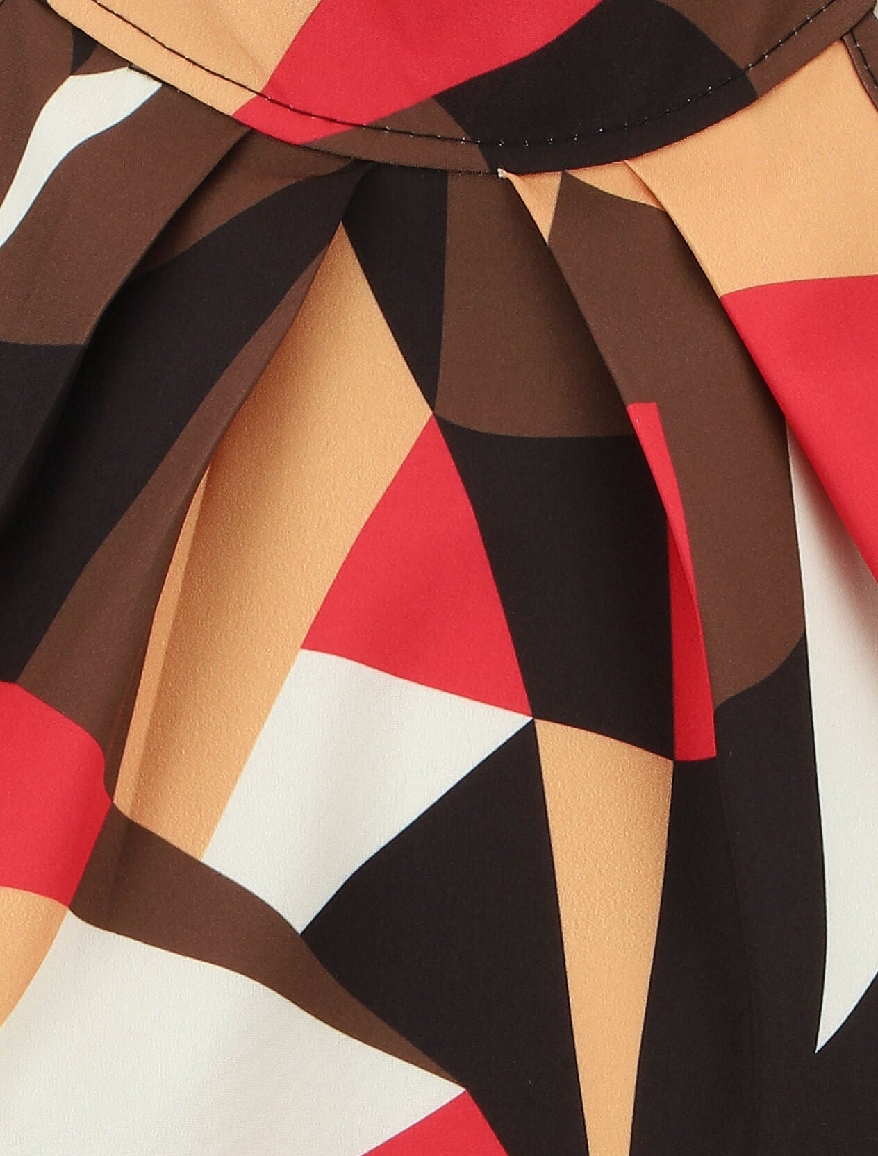 Top sans manches imprimé graphique - Noir - 3