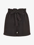 Short uni à revers - Noir - 4