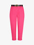 Pantalon 7/8 droit uni taille standard - Fuchsia - 1