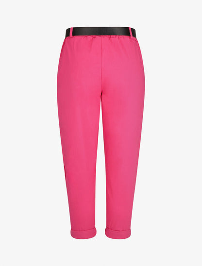 Pantalon 7/8 droit uni taille standard - Fuchsia - 2