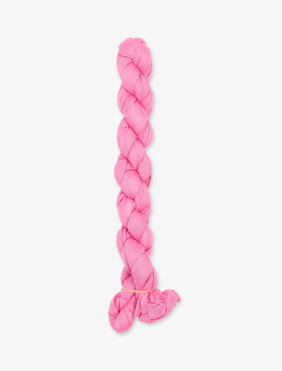 Foulard en coton effet froissé - Rose - 2