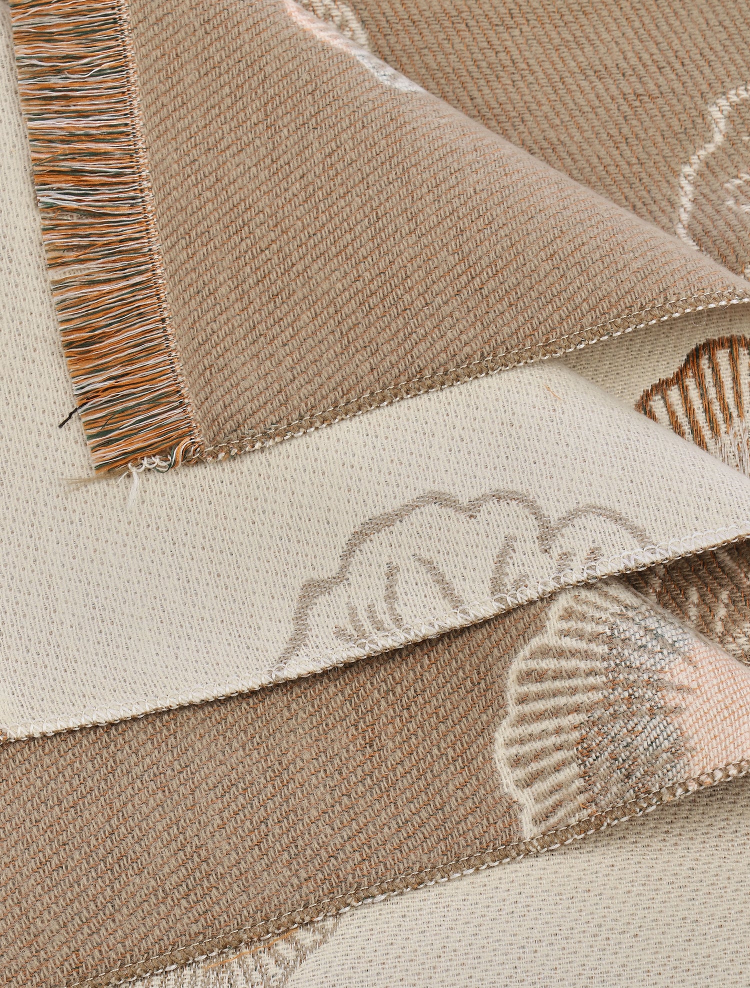 Echarpe imprimé fleurs - Beige - 3
