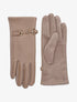 Gants bi-matière - Taupe - 1