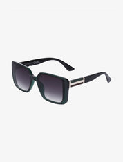 Lunettes de soleil carrés - Vert - 1