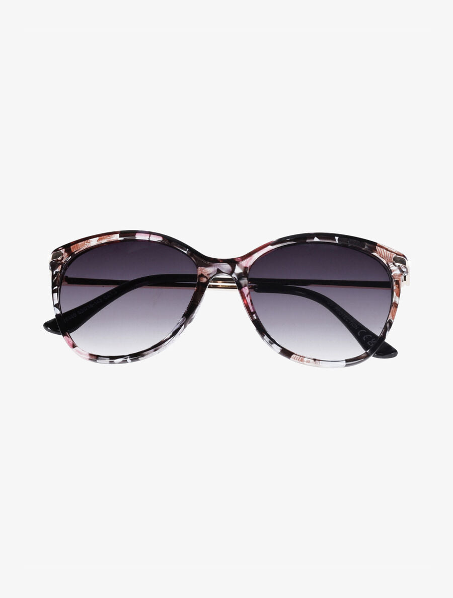 Lunettes de soleil rondes - Rose - 2