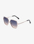 Lunettes octogonales oversize - Doré rose - 3