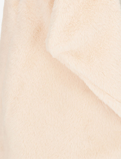 Gilet sans manches en fourrure synthétique - Beige clair - 3