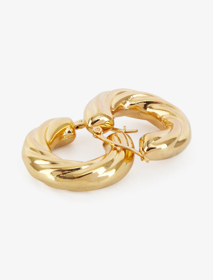 Créoles torsadées - Or - 2