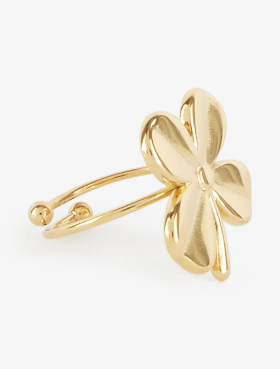 Bague trèfle à 4 feuilles - Or - 2
