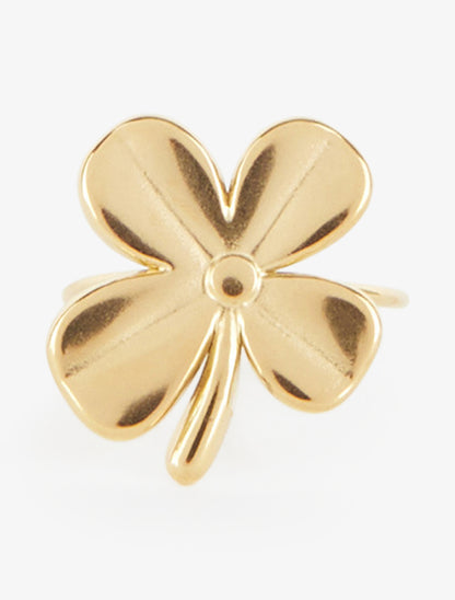 Bague trèfle à 4 feuilles - Or - 3