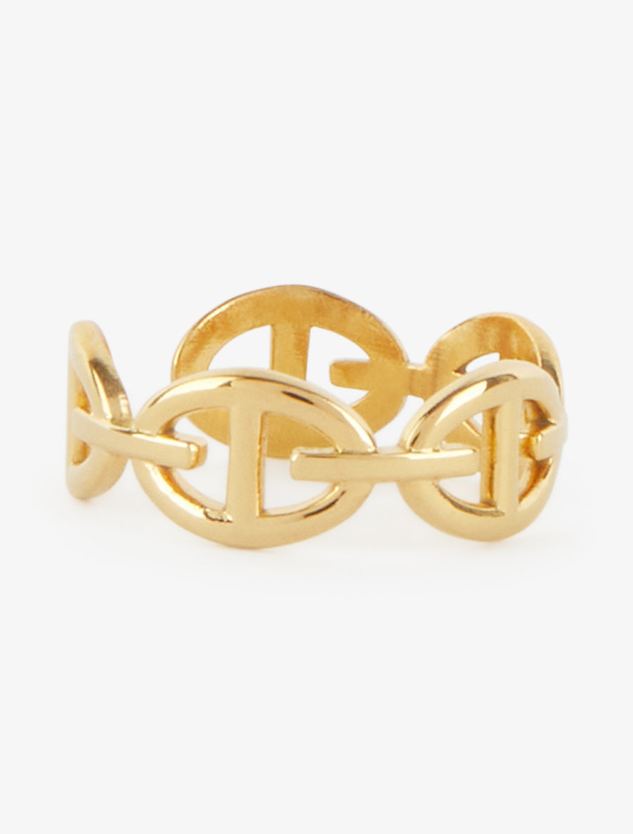 Bague maillons marins - Or - 2