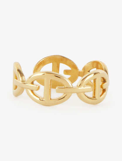 Bague maillons marins - Or - 2