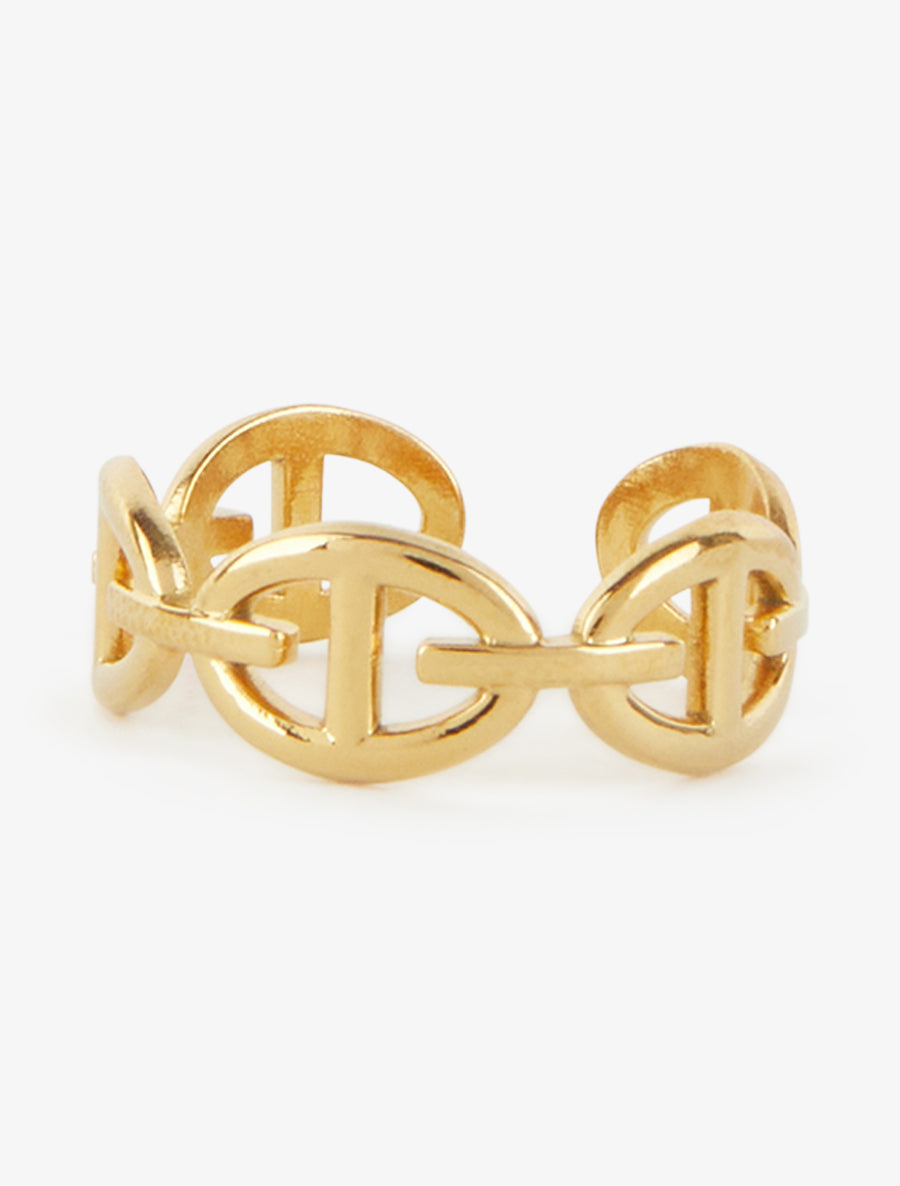 Bague maillons marins - Or - 3