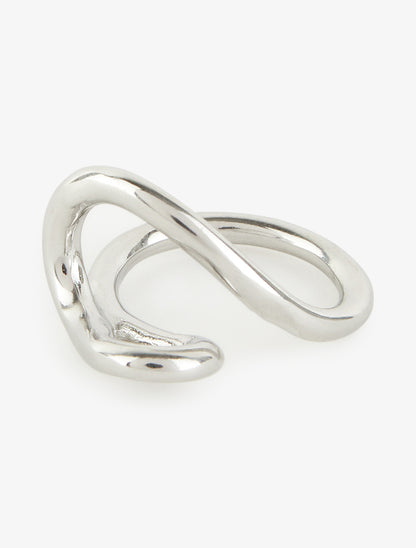Bague effet torsadé - Argent - 3