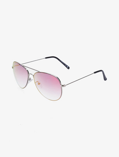 Lunettes de soleil aviateur - Rouge - 1