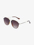 Lunettes clubmaster à double ponts - Camel - 2