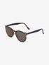 Lunettes de soleil wayfarer rondes - Léopard - 1