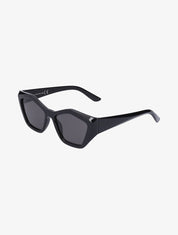 Lunette cat eye à monture texturée - Noir - 1