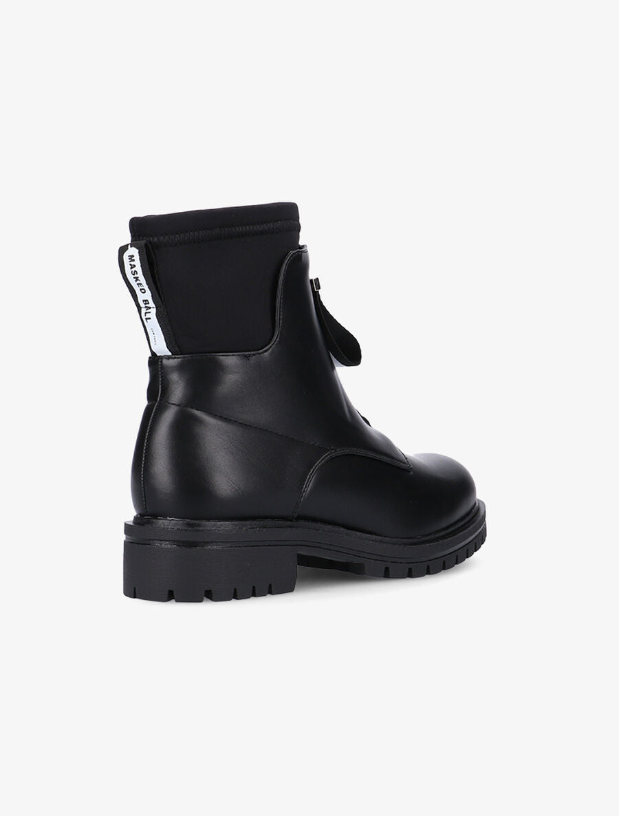 Boots chaussettes masked ball - Noir - 4