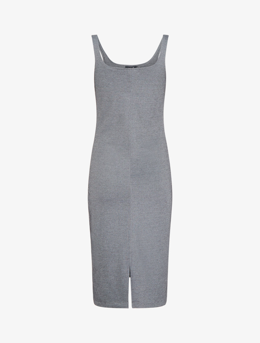 Robe basic stretch - Gris foncé - 2
