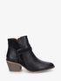 Bottines irisées à liens décoratifs - Noir - 1