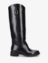 Bottes simili style cavalière - Noir - 1