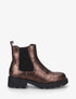 Bottines élastiquées à semelle crantée - Bronze - 1