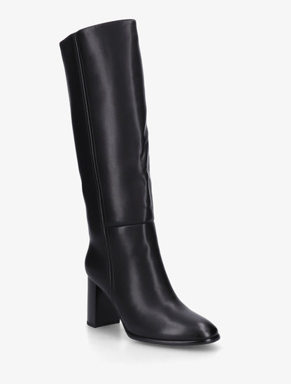 Bottes à talon simili classiques - Noir - 2
