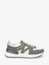 Baskets en toile et simili - Kaki - 5