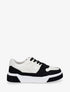 Baskets casual en simili - Noir - 1