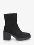 Bottines classiques en suédine - Noir - 1