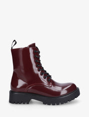 Bottines montantes vernies - Bordeaux - 5