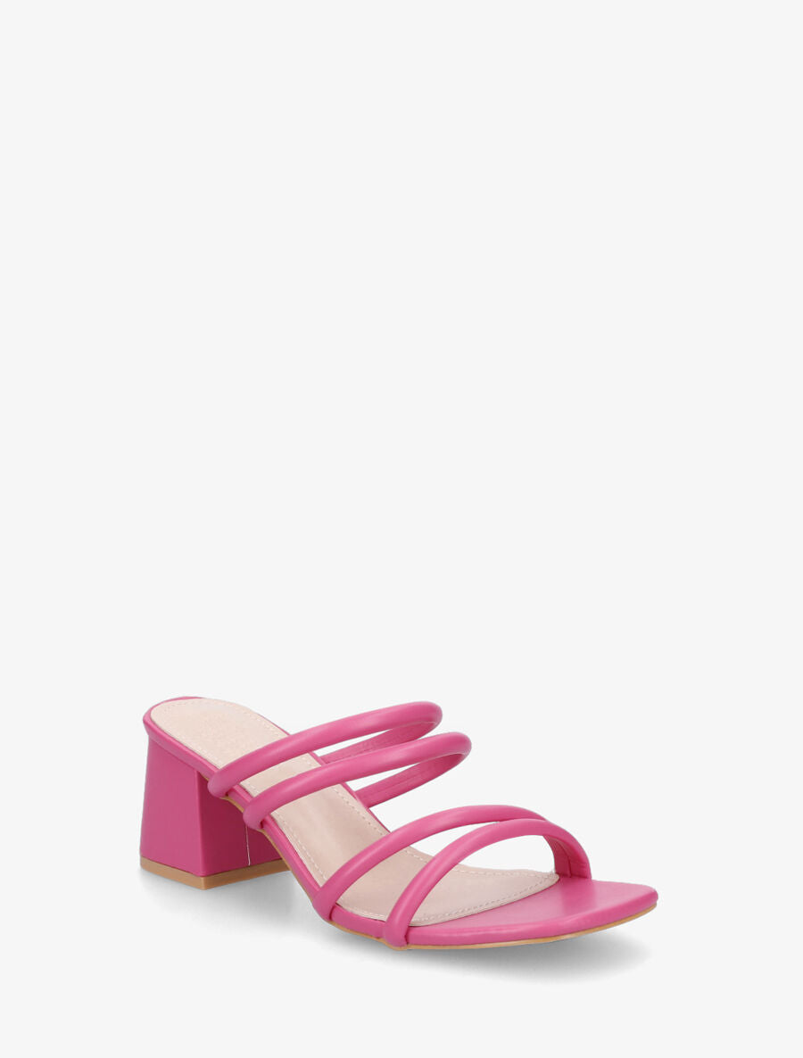 Mules à talon et multibrides - Fushia - 2