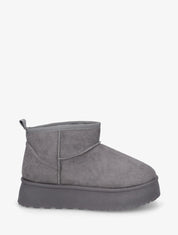 Bottines basses à interieur fourré - Gris - 5