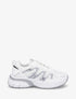 Baskets en simili et mesh - Blanc - 1