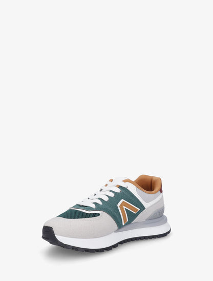 Sneakers classiques en simili - Vert - 3
