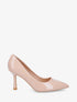 Escarpins vernis à bout pointu - Beige - 1