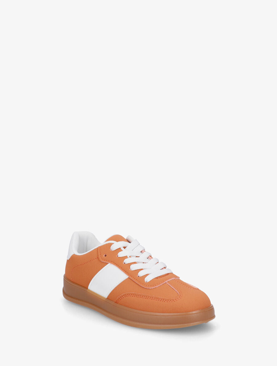 Baskets classiques en simili - Orange - 2