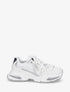 Baskets en simili et tissu à semelle chunky - Blanc - 5