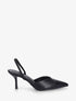 Escarpins à bouts pointus et bride élastiquée - Noir - 1