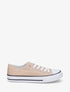 Baskets basiques en toile - Beige - 1
