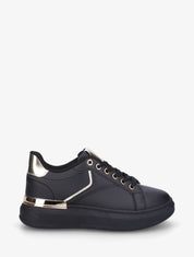 Sneakers à empiècement métallique - Noir - 5