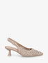 Escarpins pointus effet osier - Taupe - 1