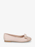 Ballerines plates à bout rond effet osier - Rose - 1